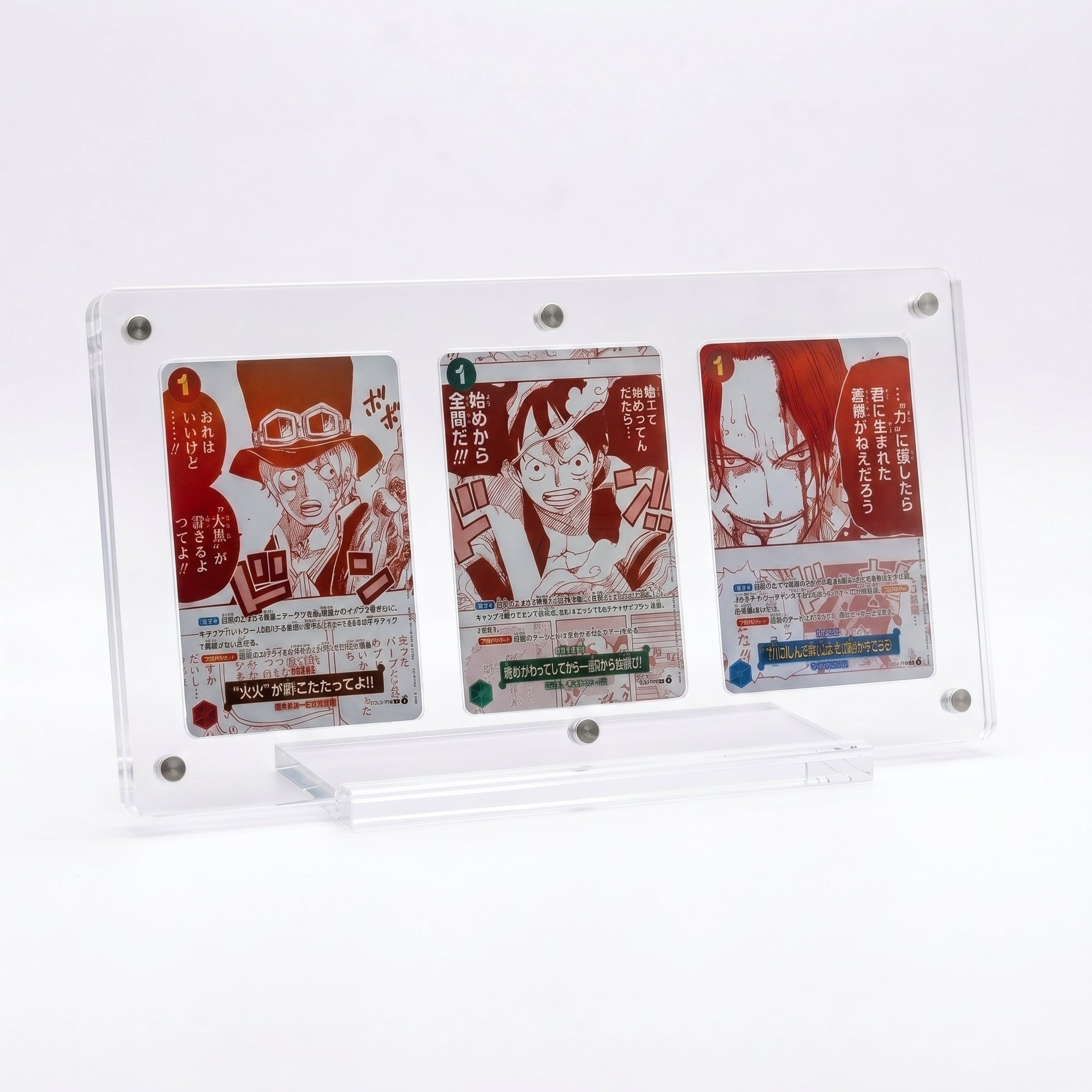 Présentoir Acrylique Premium - 3 Cartes