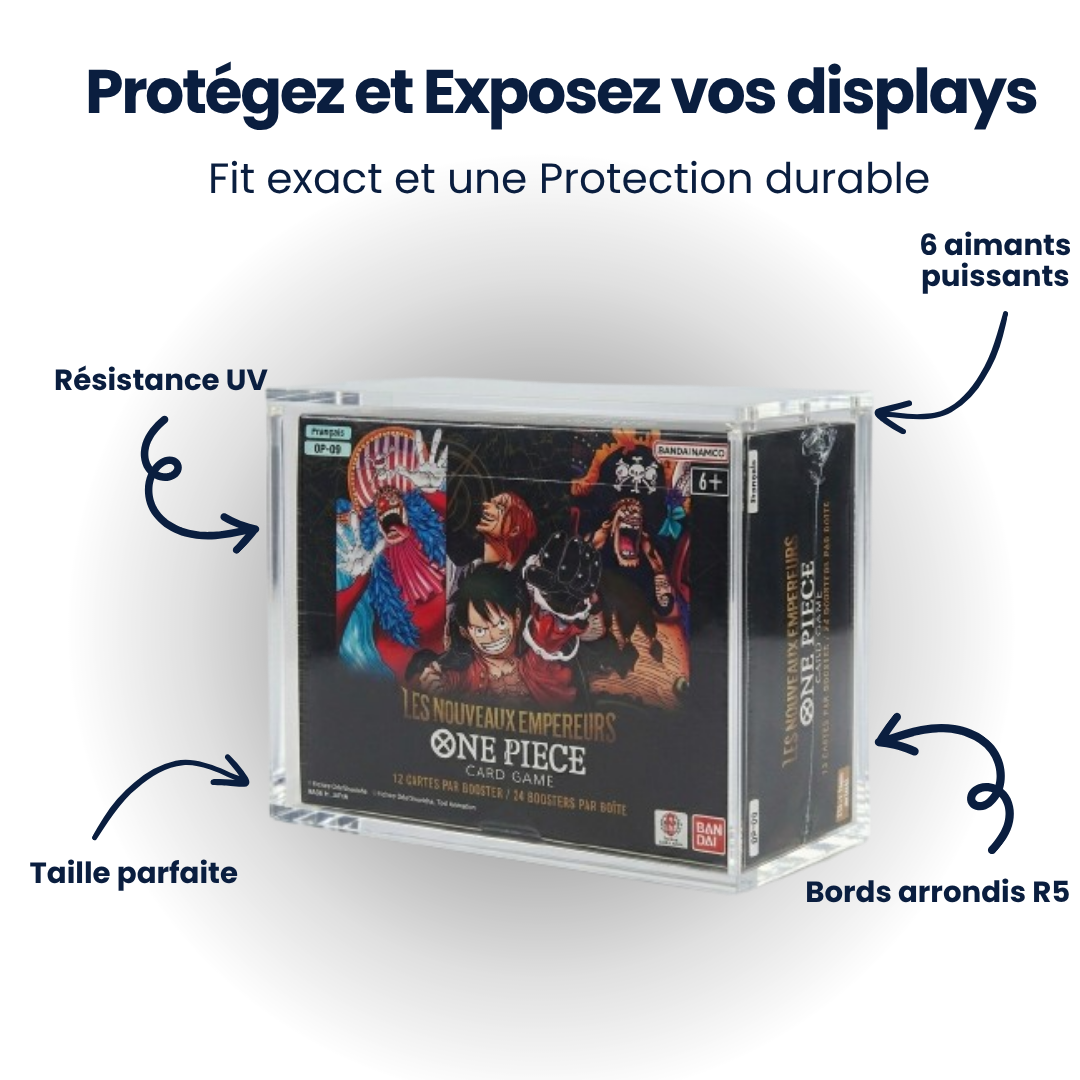 Protection acrylique — Display One Piece FR/EN OP04 à OP17