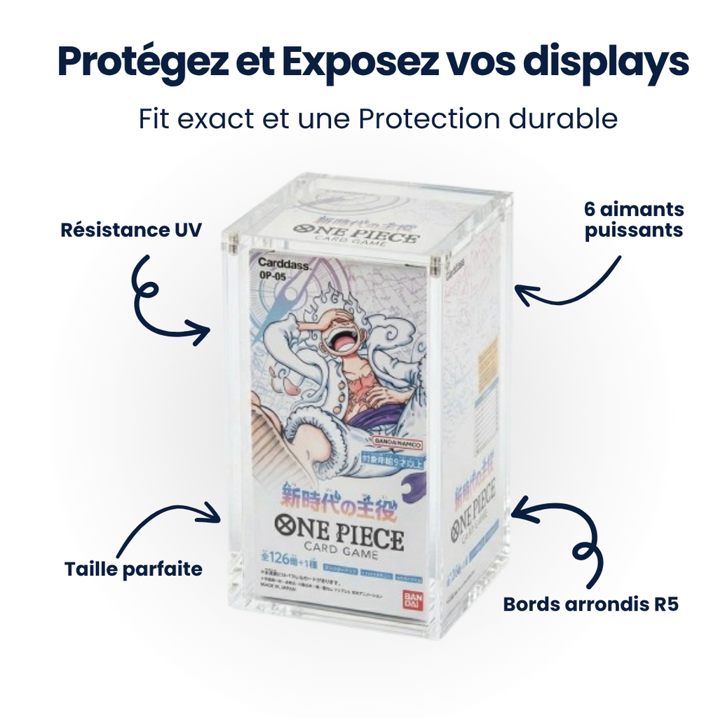 Protection acrylique — Display One Piece JP OP04 à OP17