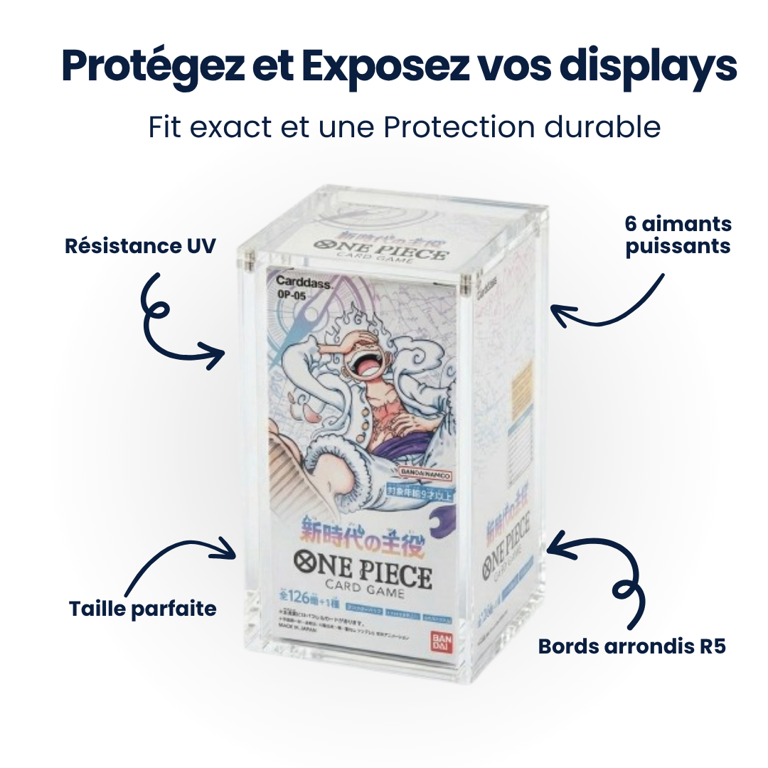 Protection acrylique — Display One Piece JP OP04 à OP17