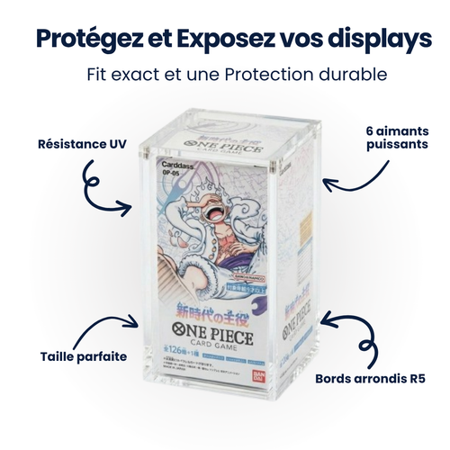 Protection acrylique — Display One Piece JP OP05 à OP17