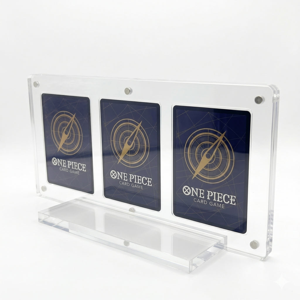 Présentoir Acrylique Premium - 3 Cartes