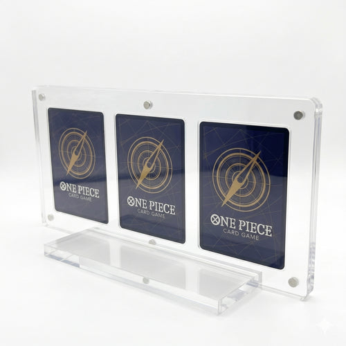 Présentoir Acrylique Premium - 3 Cartes