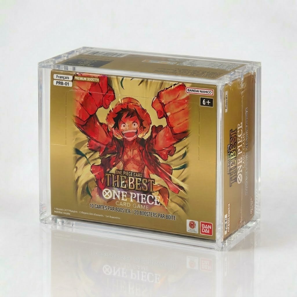Boîtier acrylique — Display One Piece Premium Booster (PRB)